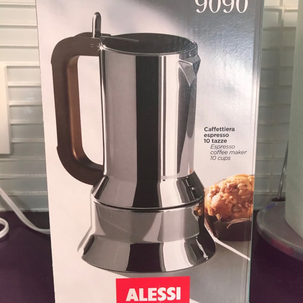 Alessi 9090/M Stovetop Espresso Maker 10 Cups